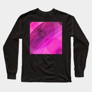 Pink magenta abstract Long Sleeve T-Shirt